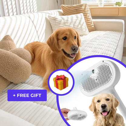 PawLounge™ Plush Pet Couch Cover