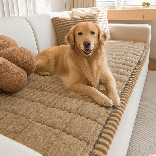 PawLounge™ Plush Pet Couch Cover